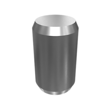 1F-1006: 15.75mm Long Chamfered End Steel Dowel Pin