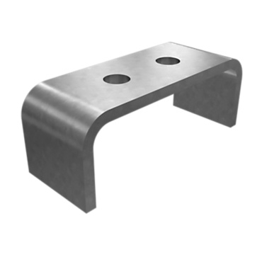 297-9161: 3mm Thick 2 Hole Channel Strip