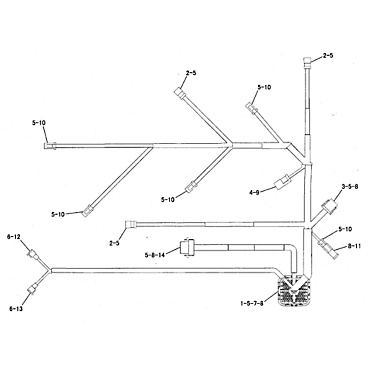 235-8202: Electronic Control Module External Wiring Harness