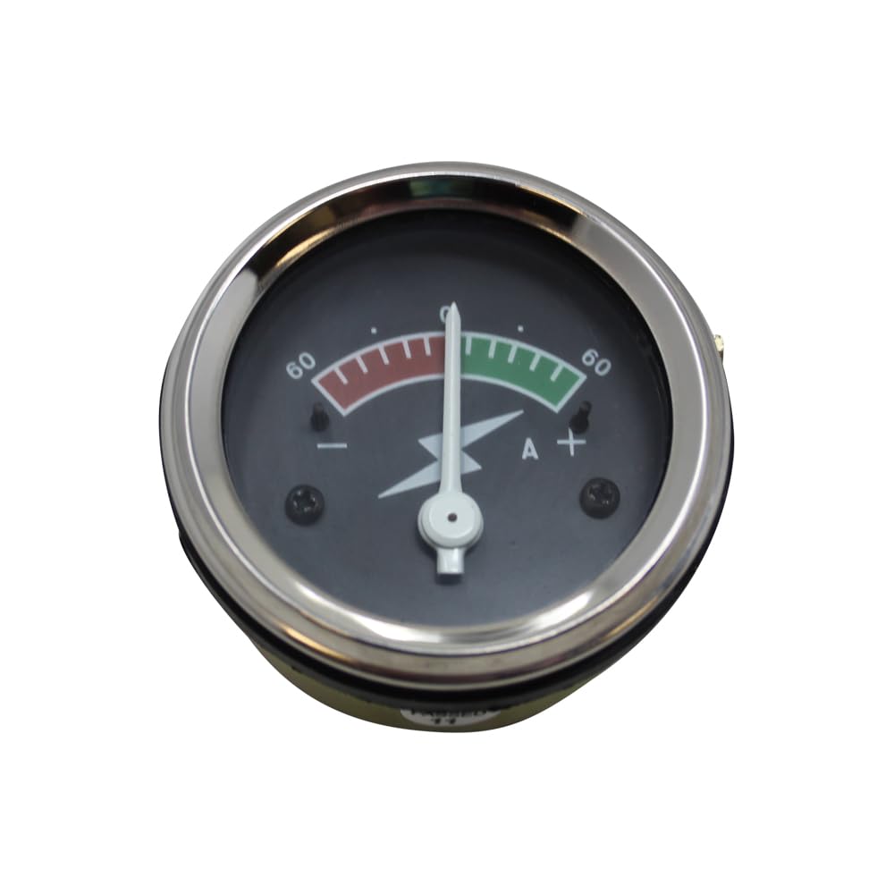 8M-7892: 60 Ampere Round Ammeter Gauge