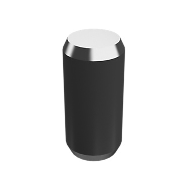 6V-3538: 20mm Long Chamfered End Steel Dowel Pin